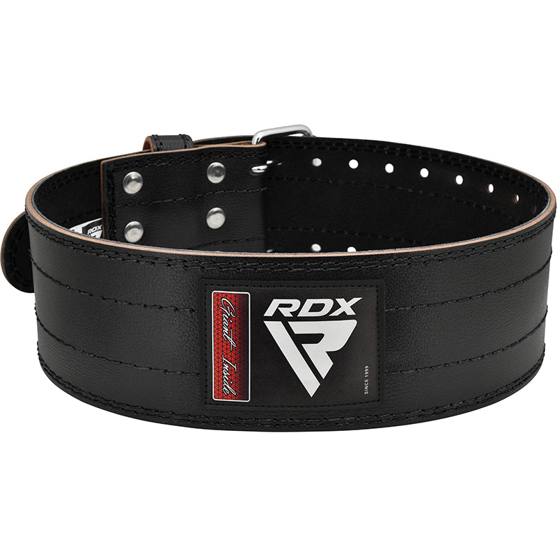 RDX RD1 4â‚¬�  Powerlifting Leather Gym Belt#color_black