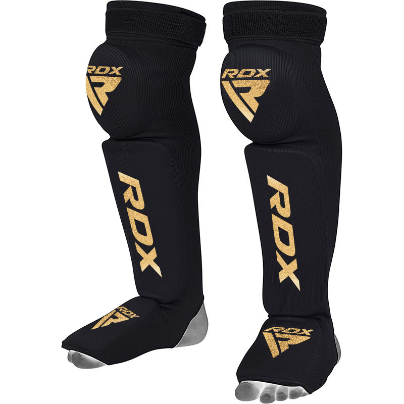 MMA Shin & Instep Guards - Muay Thai Kickboxing Leg Protectors For Adults & Youth