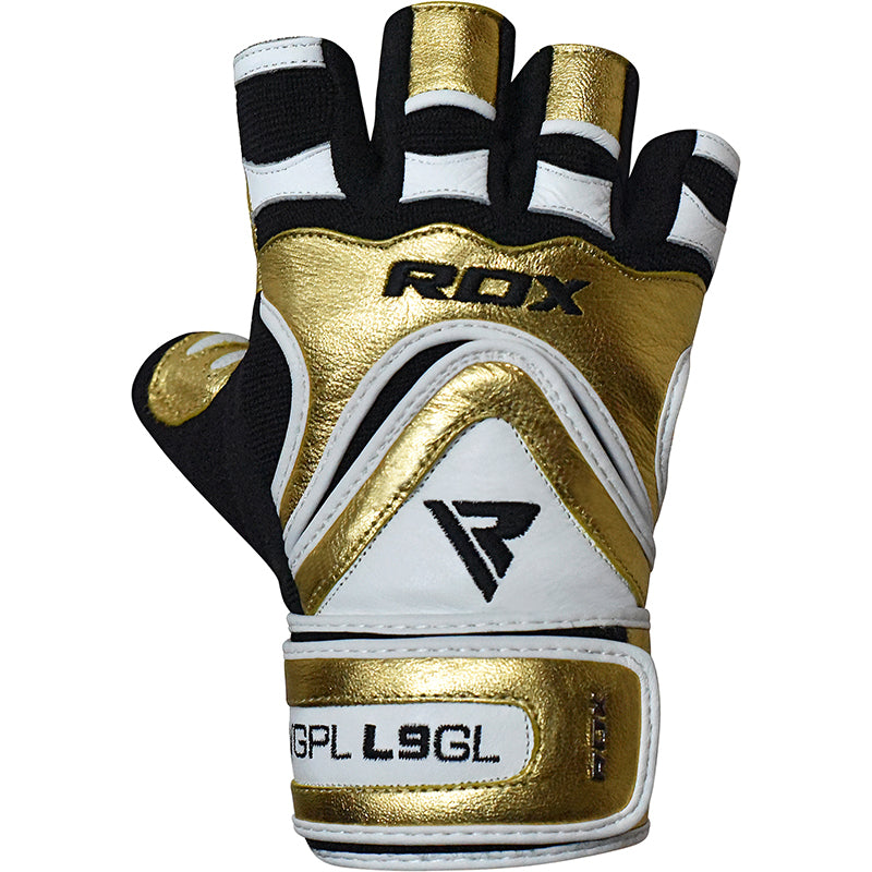 RDX L9 Leather Gym Exercise Gloves