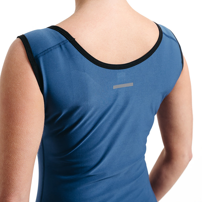 RDX W1 Women Sweat Vest Without Zipper#color_blue