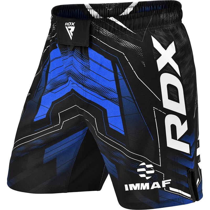 RDX IMMAF Approved MMA Fight & Training Shorts Blue 
