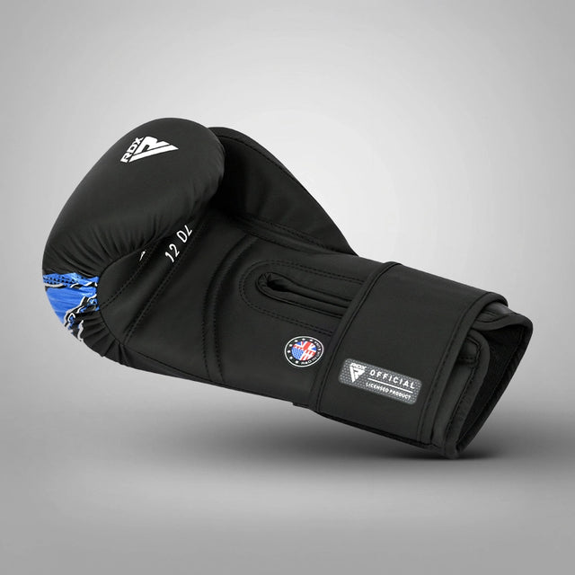 RDX F-17 Aura Plus Boxing Gloves Blue Sparring Training Kickboxing Punch Bag MMA