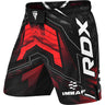 RDX IMMAF Approved MMA Fight & Training Shorts Red