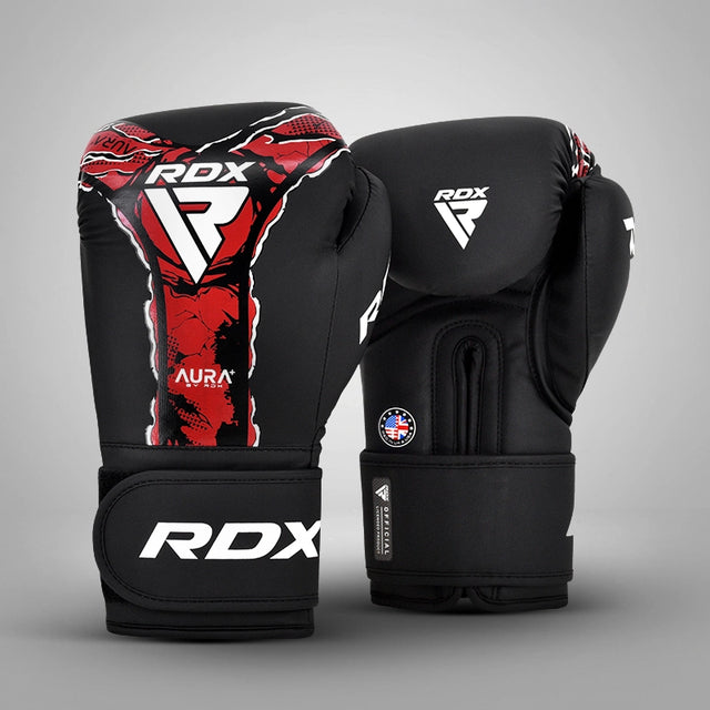 RDX F-17 Aura Plus Boxing Gloves Sparring Training Kickboxing Punch Bag MMA