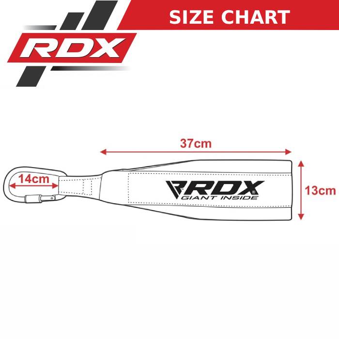 RDX AB2 Arm Straps for Pull Up Bar Size Chart