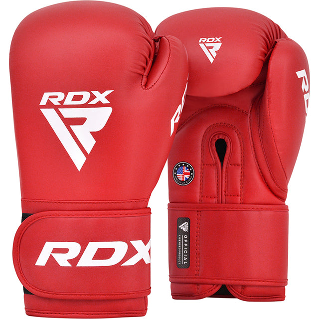 RDX AS2 Boxing Gloves & AS1 Head Guard Martial Arts MMA Sparring Training Set