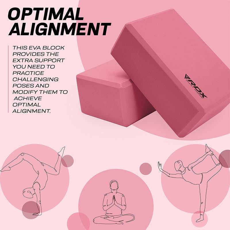 Kyman Asymmetrical Double-sided Arc Design Pilates Yoga Blocks High Density  Frosted Non-slip Foam Brick Yoga Block - Ergonomically Designed to Provide  Strong Support and Posture Correction : : Sports & Outdoors