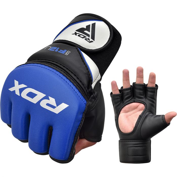 RDX F12 MMA Grappling Gloves#color_blue