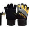 RDX F42 2XL Yellow Lycra Weight Lifting Gym Gloves 