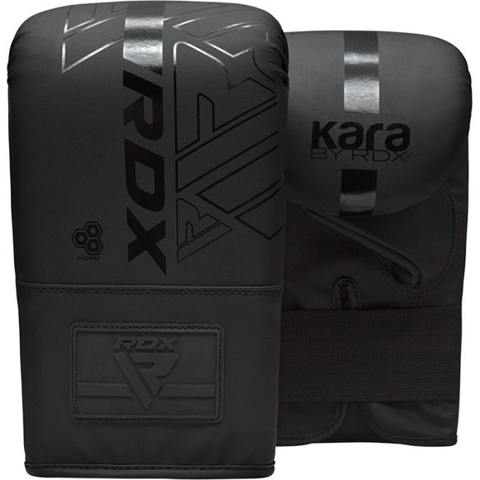 RDX F6 KARA 4ft/5ft Punch Bag & Bag Gloves#color_black