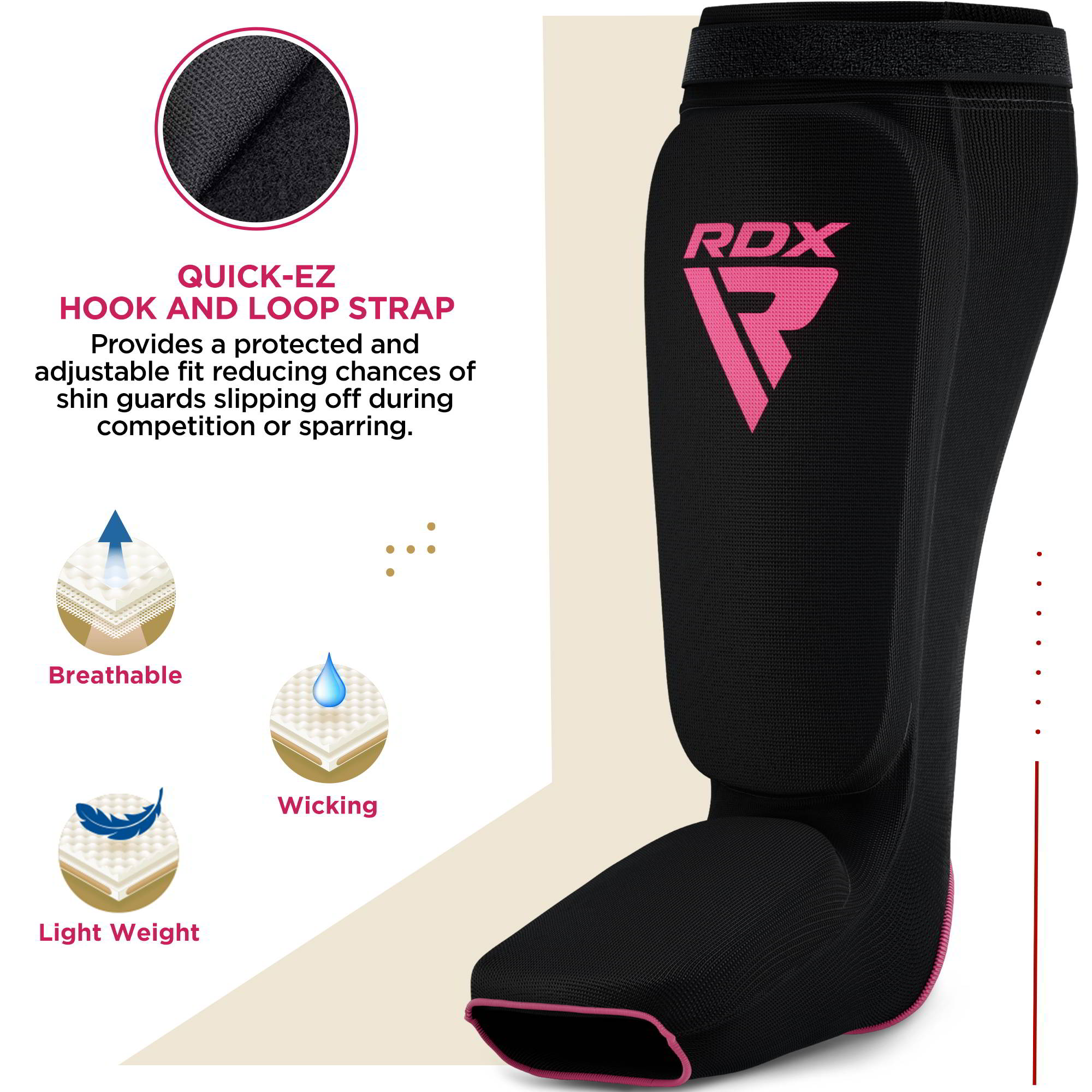 Performance Fight Gear Midnight Classic Shin Instep Boxe MMA Performance Fight Gear Midnight Classic Shin Instep Boxe MMA
