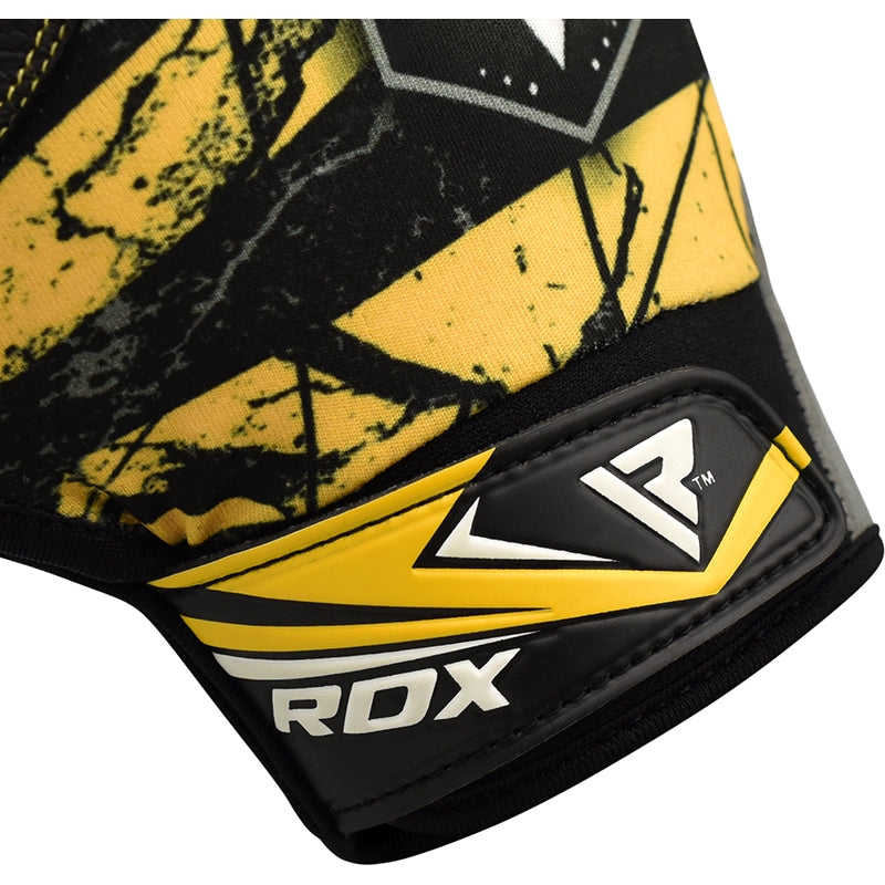 RDX F11 2XL Yellow Leather Training gloves gym 