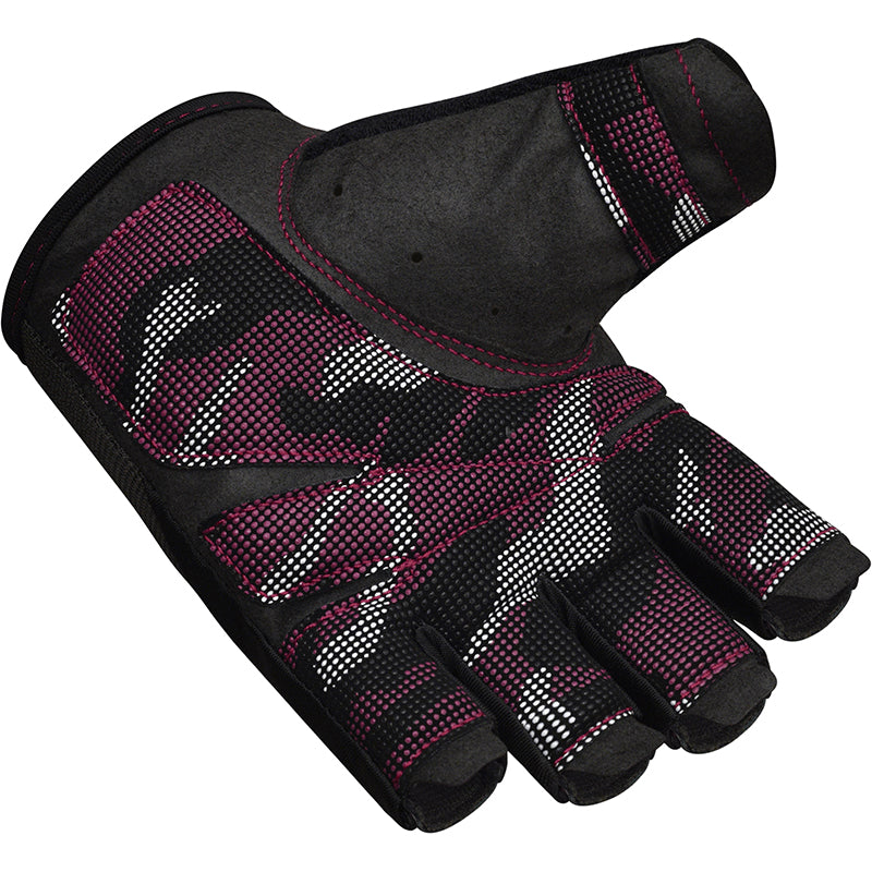 RDX T2 Weightlifting Gloves#color_pink