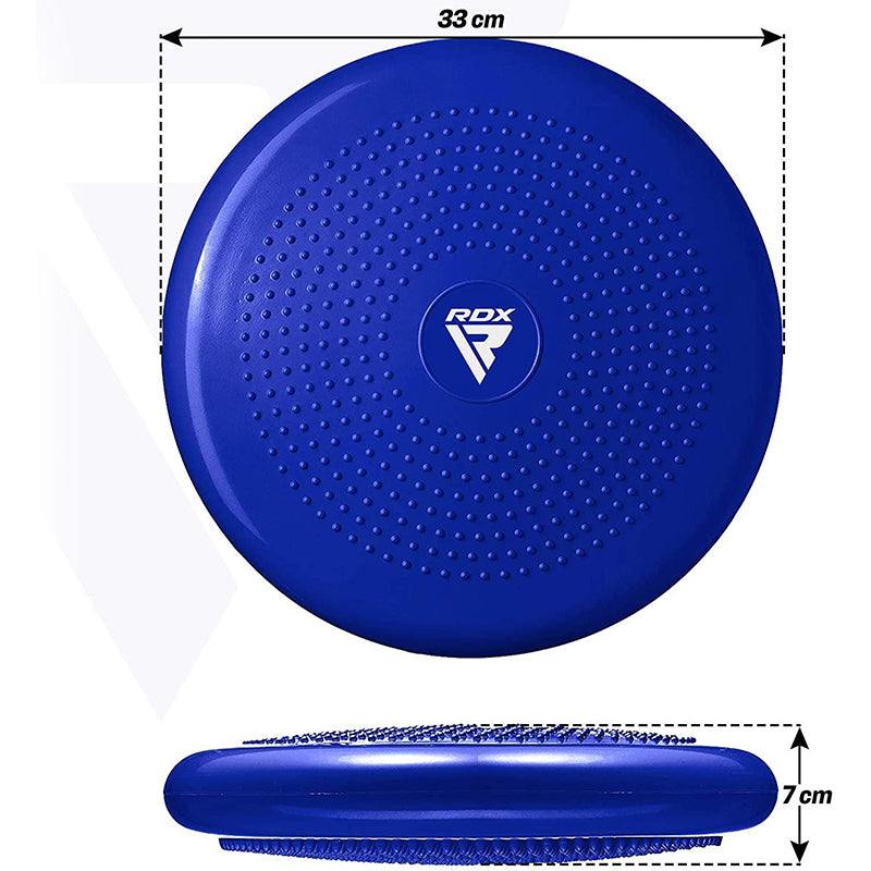 RDX PM Stability Cushion Seat Wobble Balance Disc with Air Pump#color_blue