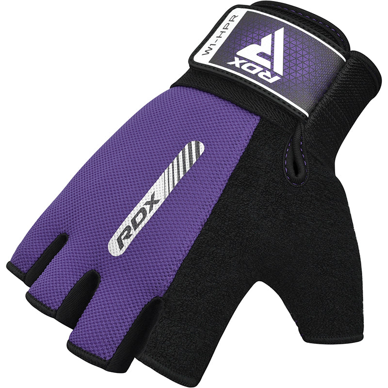RDX W1 Gym Workout Gloves#color_purple