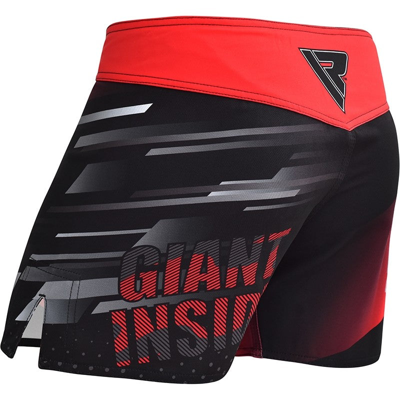 RDX R10 Blaze MMA Shorts#color_red