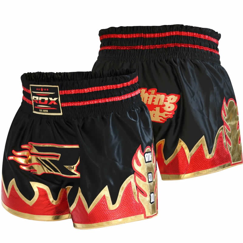 RDX R2 Ultra Crimson Satin Muay Thai Shorts-2XLarge