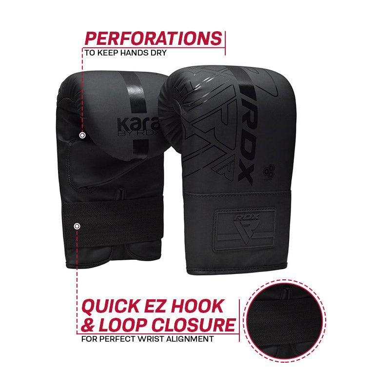 RDX X3 4ft 4-in-1 Punch Bag with Gloves & Ceiling Hook Set