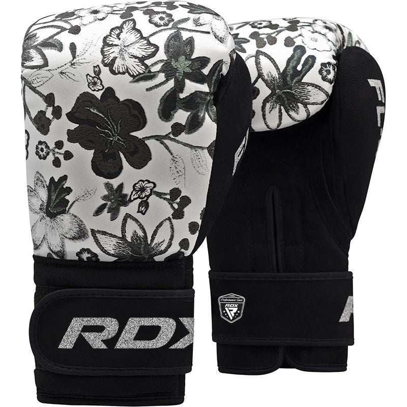 RDX black white training boxing gloves 