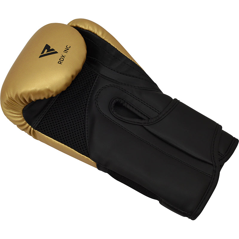 RDX J12 Kids 6oz Golden Boxing Gloves#color_golden