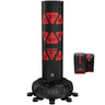 RDX KT Ronin 6ft 2-in-1 Black Free Standing Target Punch Bags With Mitts Set#color_red