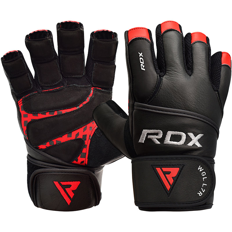 L7 Crown Leather Fitness Gloves Strap