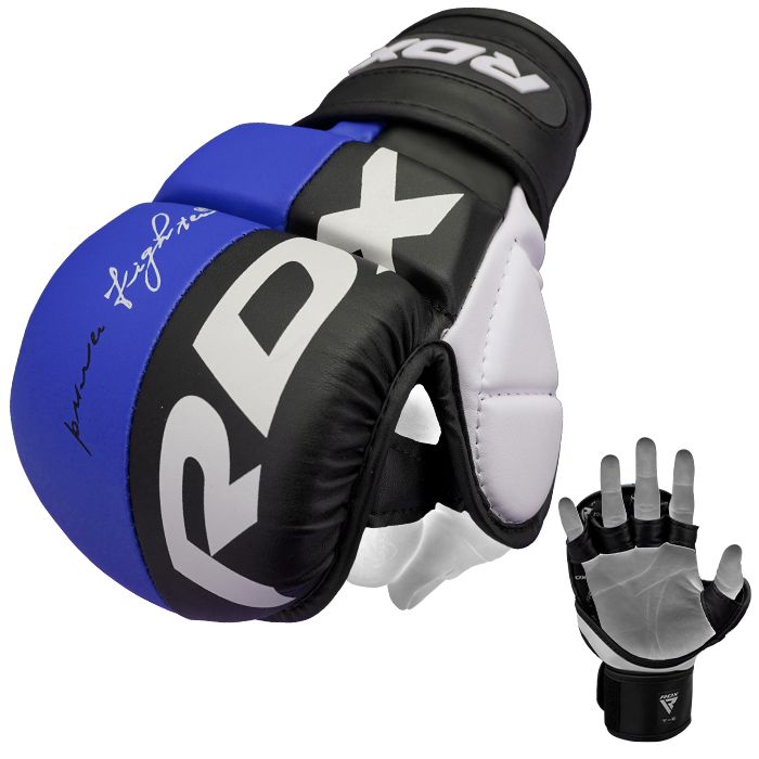 RDX T6 MMA Sparring Gloves#color_blue