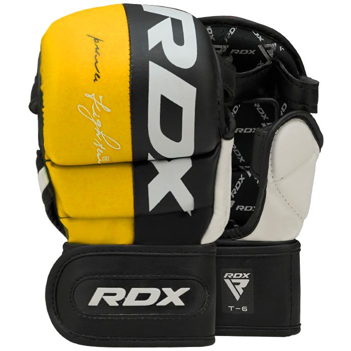 RDX T6 MMA Sparring Gloves#color_yellow