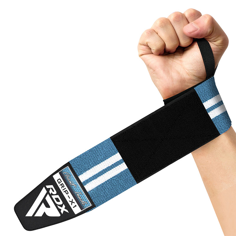 RDX W4 Wrist Support Wraps for Weight Lifting#color_sky-blue