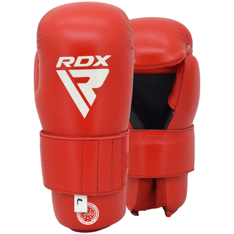 RDX T2 WAKO Approved Boxing Mitts-Red-M