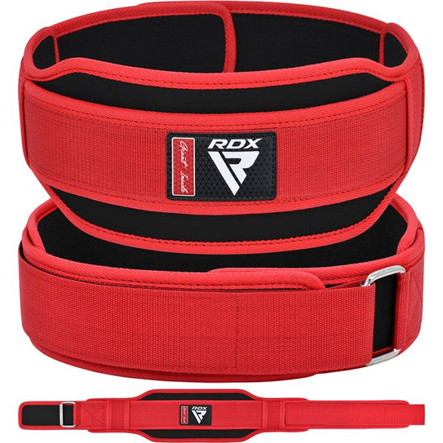 RDX Weight Lifting Adjustable Double Belt RX5 Army Green, Black, Grey, Red, Blue for Gym Training S to XL
