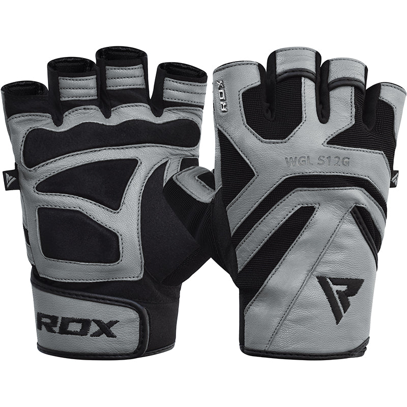 S12 Leather Fitness Training Gloves