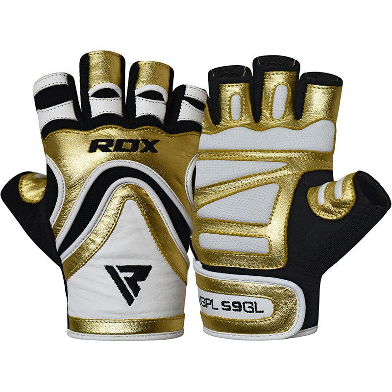 S9 Glaze Leather Gym Gloves