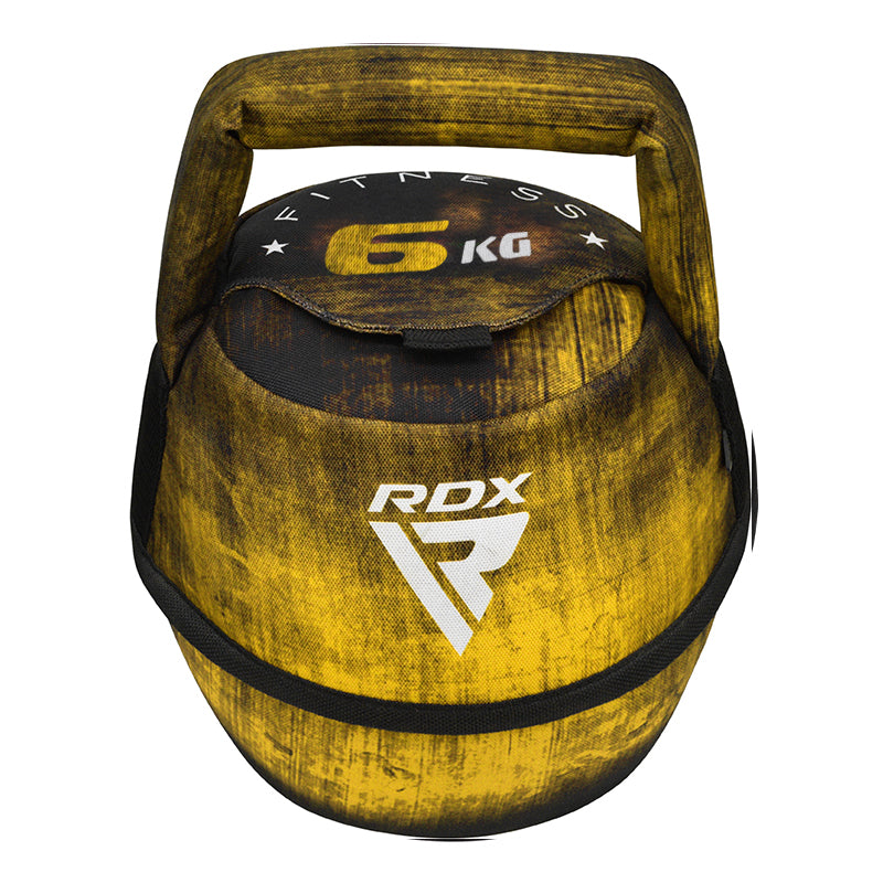 RDX F1 Kettlebell Filled 6kg#color_yellow