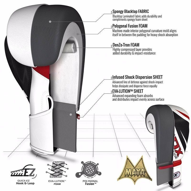 RDX F9 17PC 4ft/5ft Punching Bag with Gloves Home Gym Set