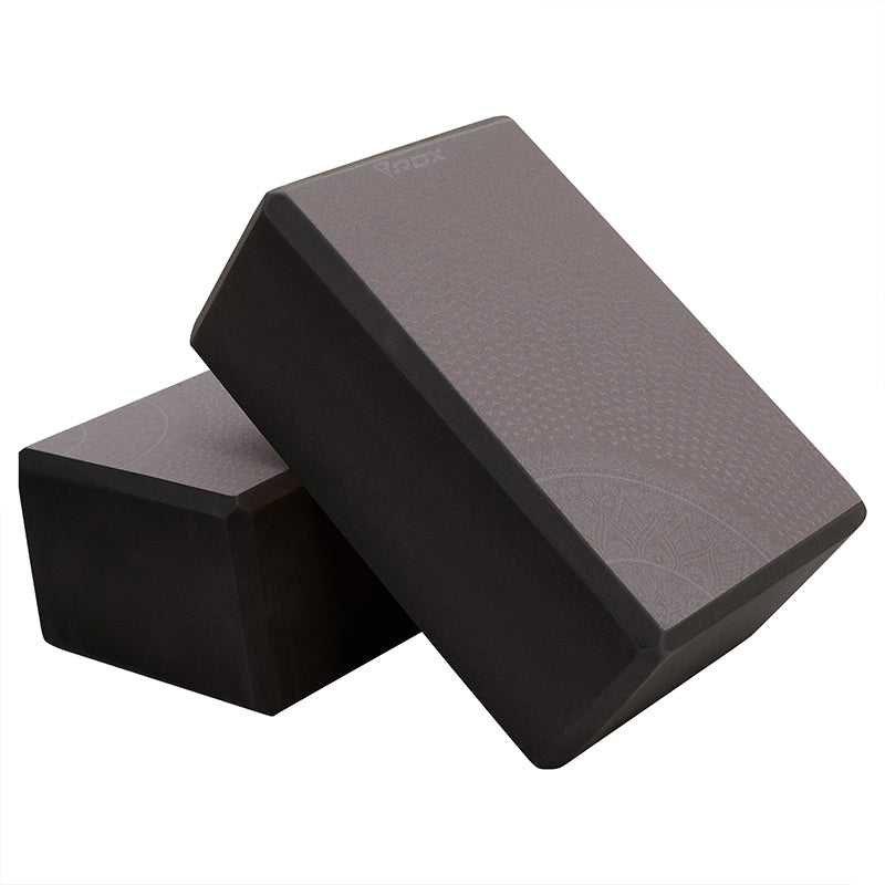 MUNE EVA Yoga Block and Yoga Knee Pads Black Set of 2 plus Yoga Resistance Strap MUNE EVA Yoga Block and Yoga Knee Pads Black Set of 2 plus Yoga Resistance Strap