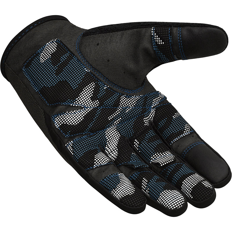 RDX T2 Touch Screen Friendly Full Finger Gym Gloves#color_blue