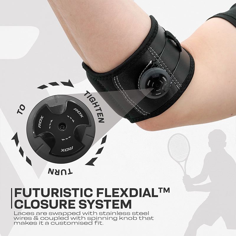 RDX EP FDA Approved Elbow Brace Adjustable Compression Support with FlexDIAL