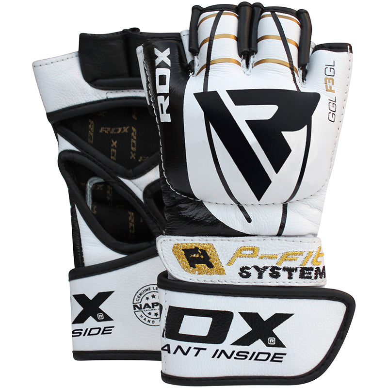 RDX F3 Leather MMA Gloves
