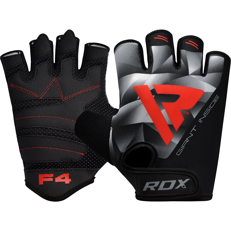 RDX F4 Fingerless Weightlifting Gloves