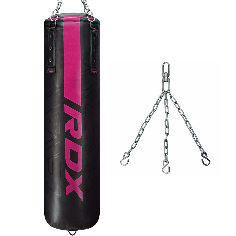 RDX F6 4ft / 5ft 2-in-1 KARA Training Punching Bag Set#color_pink