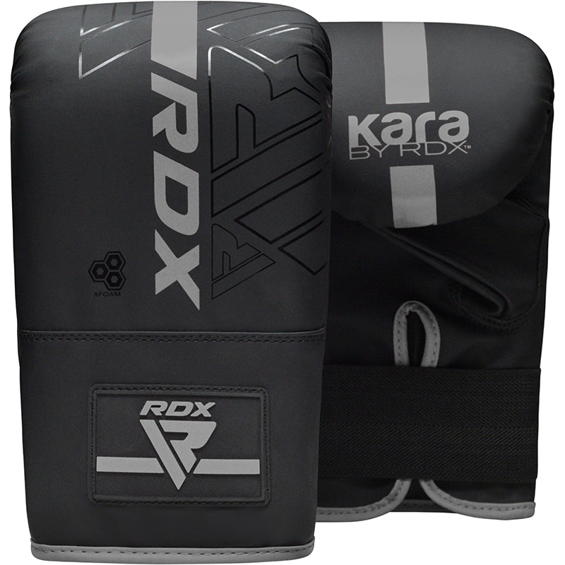RDX F6 KARA 4ft / 5ft 17-in-1 Punch Bag with Bag Gloves Set#color_silver