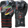 RDX Icon 5 Black 12oz Nova Tech Leather Boxing Sparring Gloves