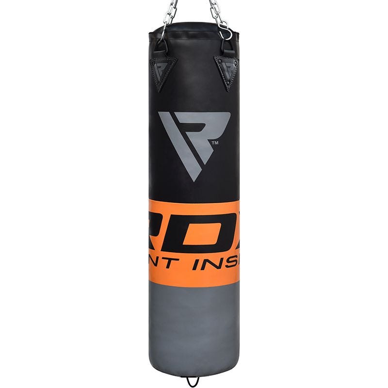 RDX F12 4ft / 5ft 17-in-1 Heavy Boxing Punch Bag & Mitts Set