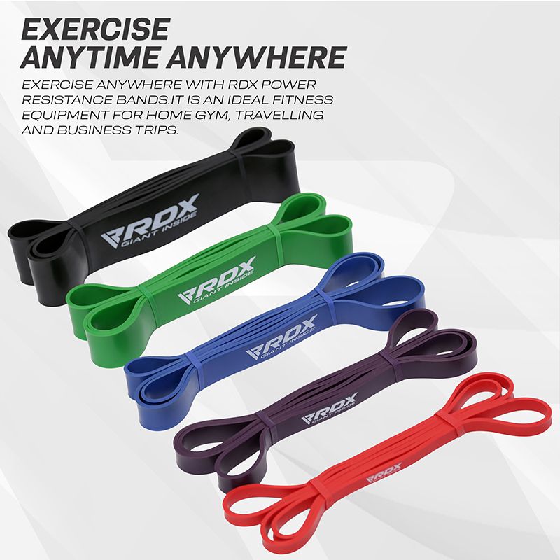 RDX P1 5-in-1 Pull Up Assist Body Stretching Bands for