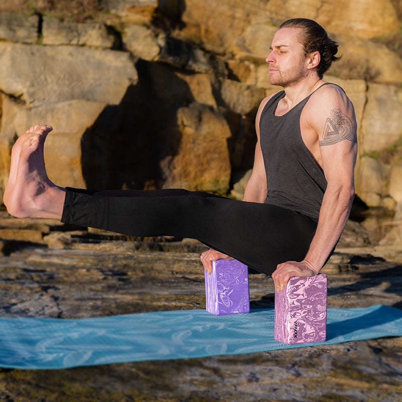 RDX D15 high density EVA foam yoga blocks Non-Slip Brick – RDX Sports