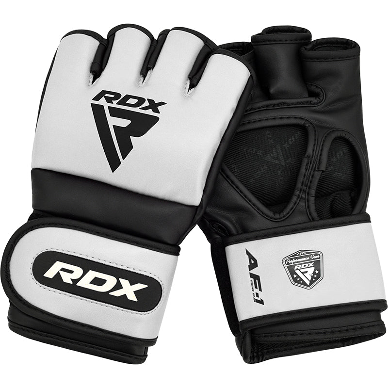 RDX F1 4oz MMA Grappling Gloves#color_white