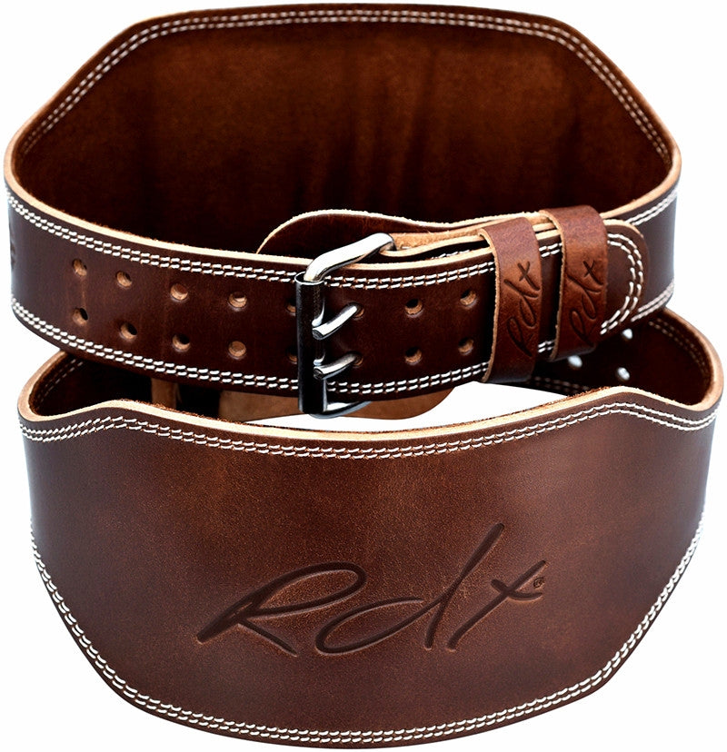 6 Inch Leather Weightlifting Belt