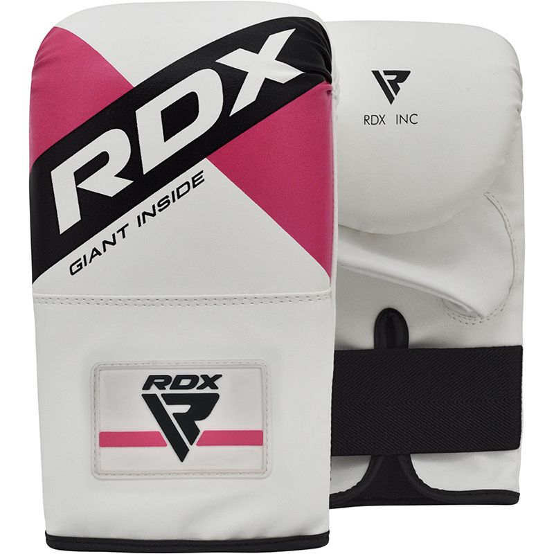 RDX F10 Boxing Bag Gloves White/Pink
