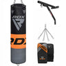 RDX F12 4ft/5ft Punch Bag with gloves & wall Bracket